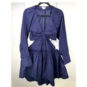 Jason Wu blue cutout dress